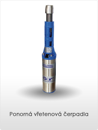 Ponorná vřetenová čerpadla